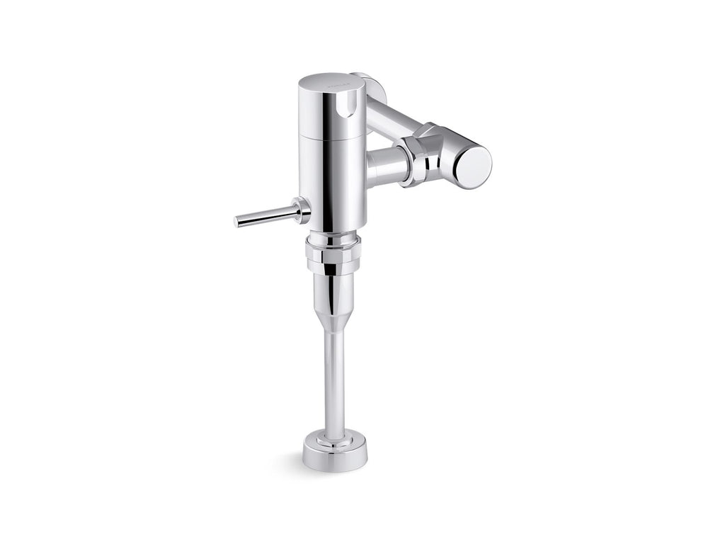 KOHLER K-80UM00G20-CP Mach Manual Urinal Flushometer, 0.5 Gpf - Polished Chrome
