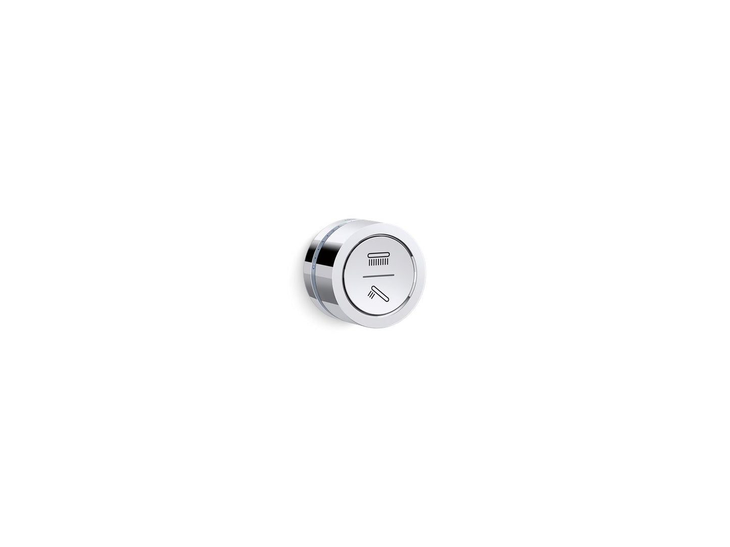 KOHLER K-29202-E-CP Dtv Mode Dual-Outlet Shower Digital Interface With Eco-Mode Diverter In Polished Chrome