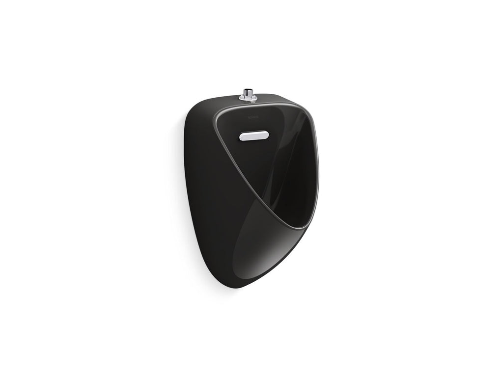 KOHLER K-20713-ET-7 Tend Contemporary Washout Urinal With Top Spud - Black Black