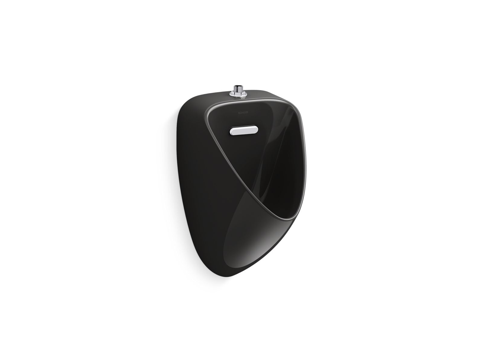 KOHLER K-20713-ET-7 Tend Contemporary Washout Urinal With Top Spud - Black Black