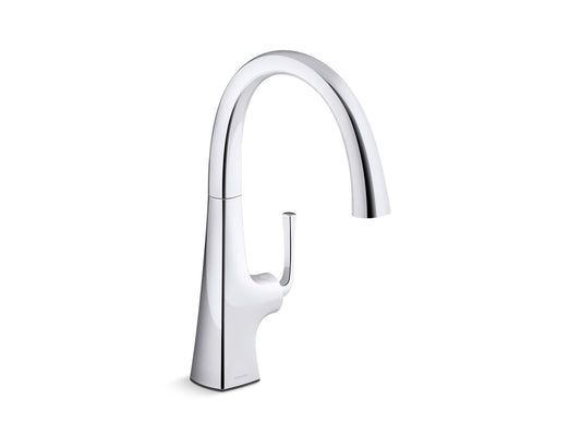 KOHLER K-22065-CP Graze Single-Handle Bar Sink Faucet In Polished Chrome