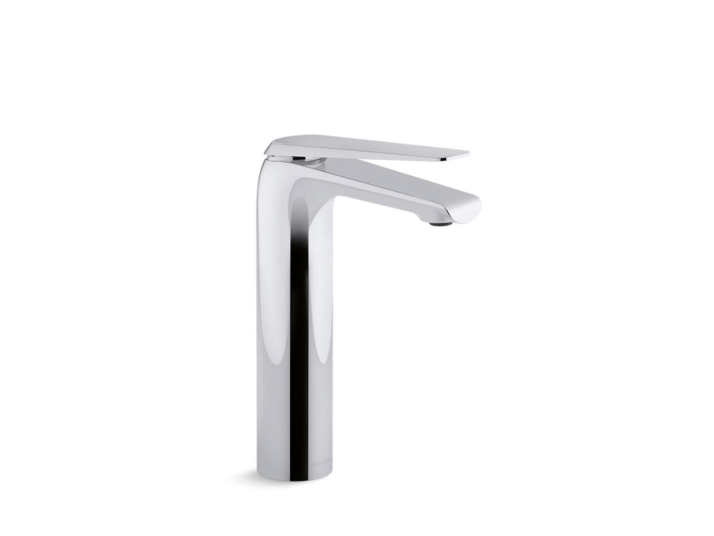 KOHLER K-97347-4-2MB Avid Tall Single-Handle Bathroom Sink Faucet, 1.2 Gpm - Vibrant Brushed Moderne Brass