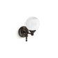 KOHLER K-22546-SC01-BZL Damask One-Light Lacemaker Sconce In Oil-Rubbed Bronze