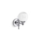 KOHLER K-22546-SC01-CPL Damask One-Light Lacemaker Sconce In Polished Chrome