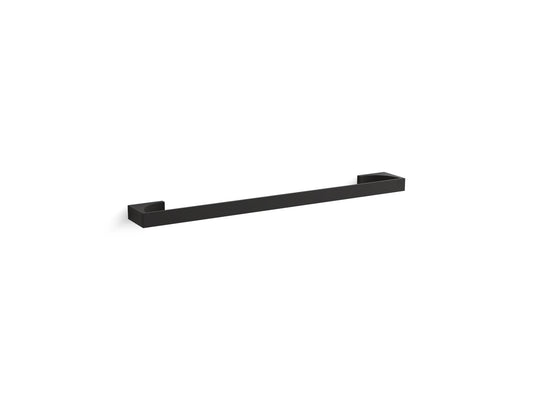 KOHLER K-26568-BL Minimal 24" Towel Bar In Matte Black