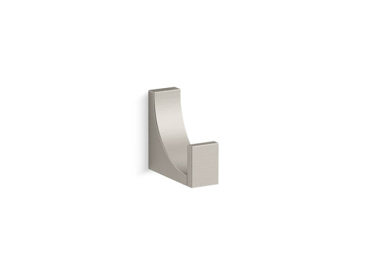 KOHLER K-26569-BN Minimal Robe Hook In Vibrant Brushed Nickel