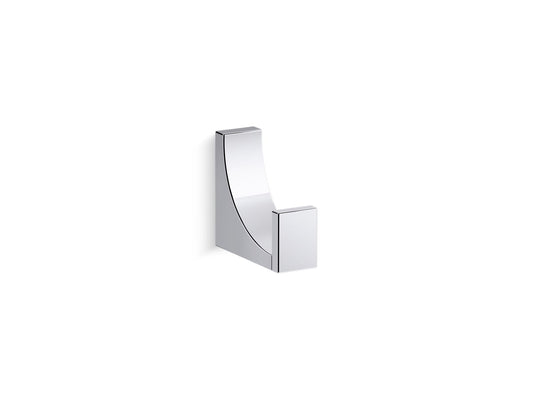 KOHLER K-26569-CP Minimal Robe Hook In Polished Chrome