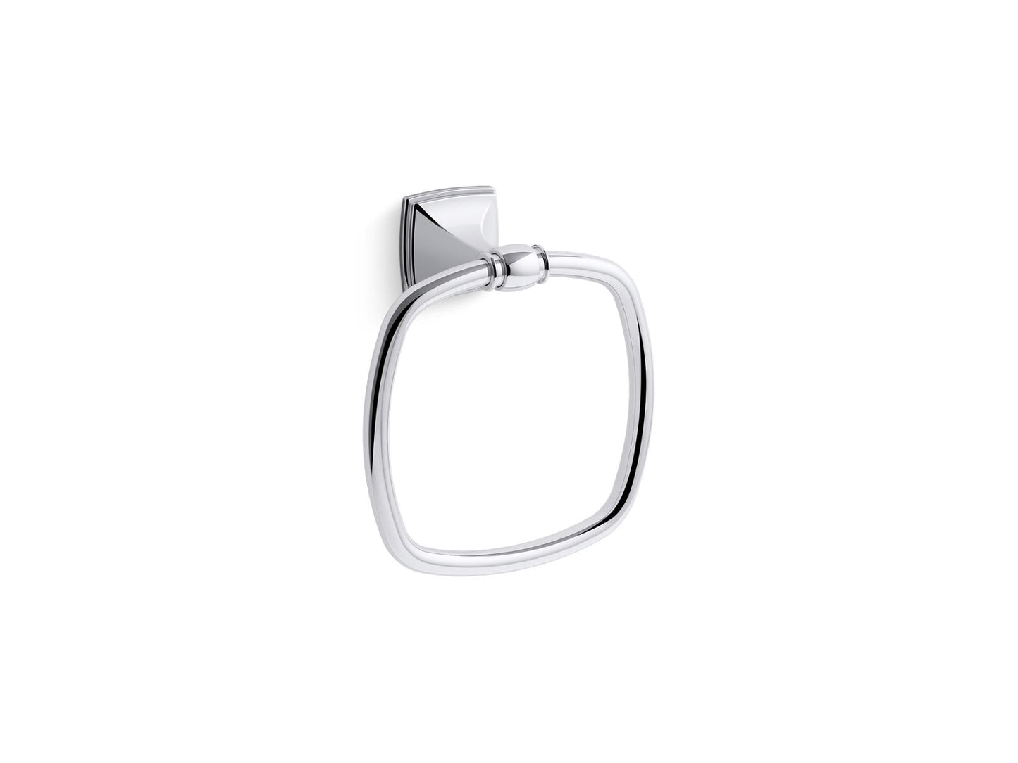 KOHLER K-26541-CP Grand Towel Ring In Polished Chrome