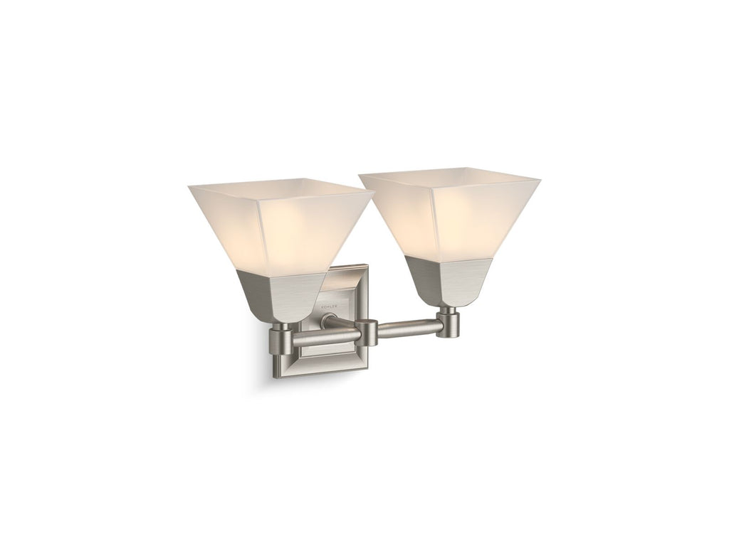 KOHLER K-23687-BA02-CPL Memoirs Two-Light Sconce - Polished Chrome