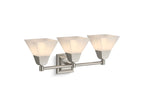 KOHLER K-23688-BA03-BNL Memoirs Three-Light Sconce - Brushed Nickel