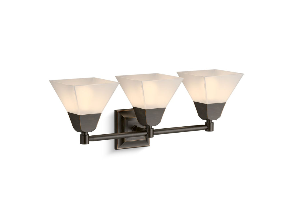 KOHLER K-23688-BA03-BNL Memoirs Three-Light Sconce - Brushed Nickel