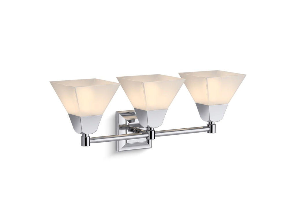 KOHLER K-23688-BA03-BNL Memoirs Three-Light Sconce - Brushed Nickel