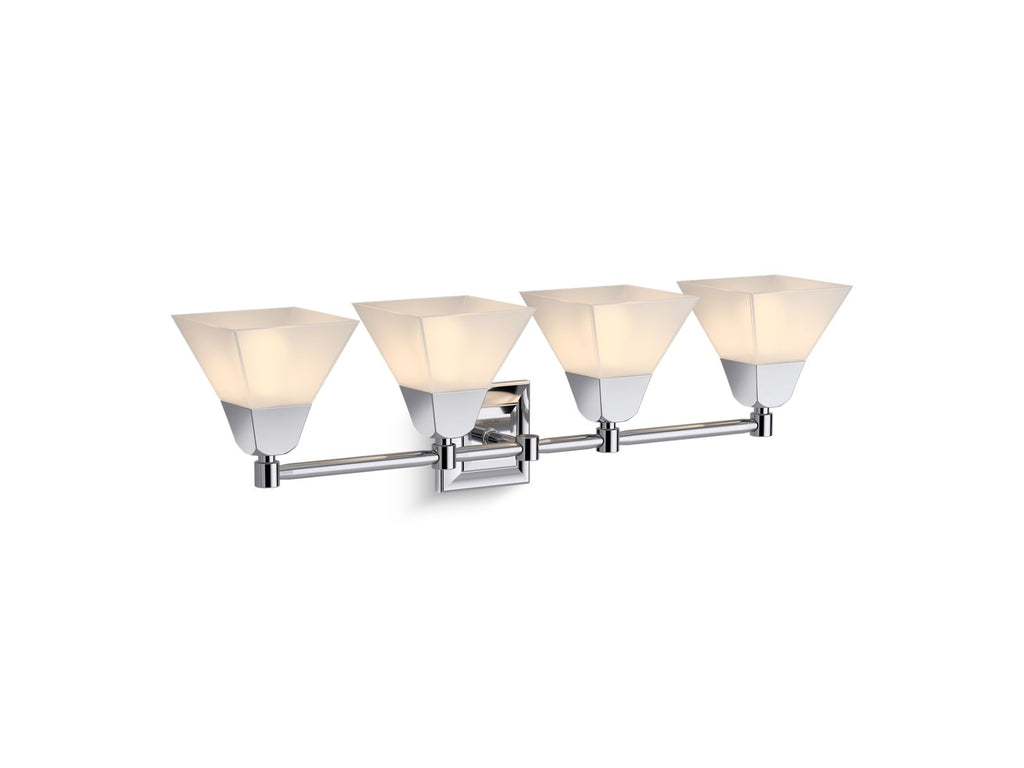 KOHLER K-23689-BA04-CPL Memoirs Four-Light Sconce - Polished Chrome