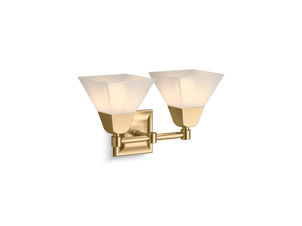 KOHLER K-23687-BA02-CPL Memoirs Two-Light Sconce - Polished Chrome