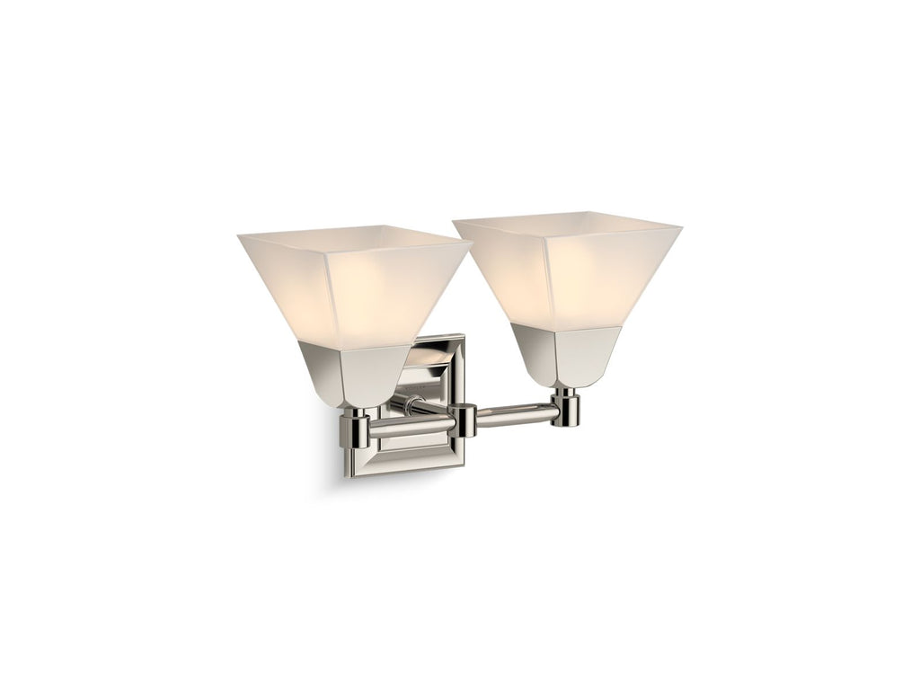 KOHLER K-23687-BA02-CPL Memoirs Two-Light Sconce - Polished Chrome