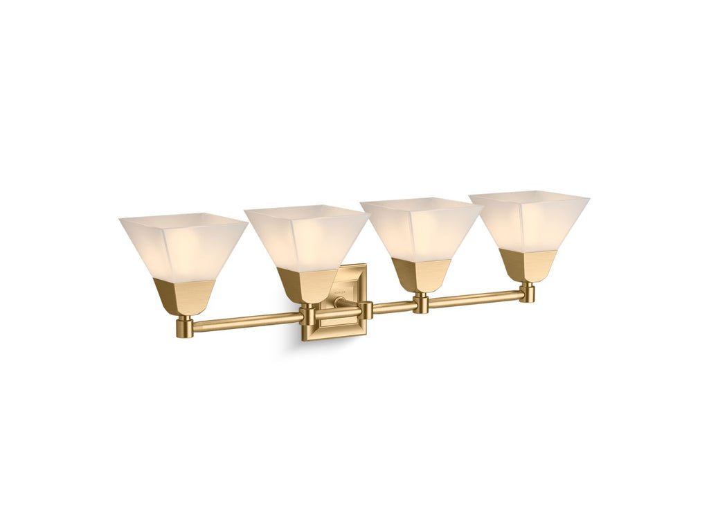 KOHLER K-23689-BA04-CPL Memoirs Four-Light Sconce - Polished Chrome
