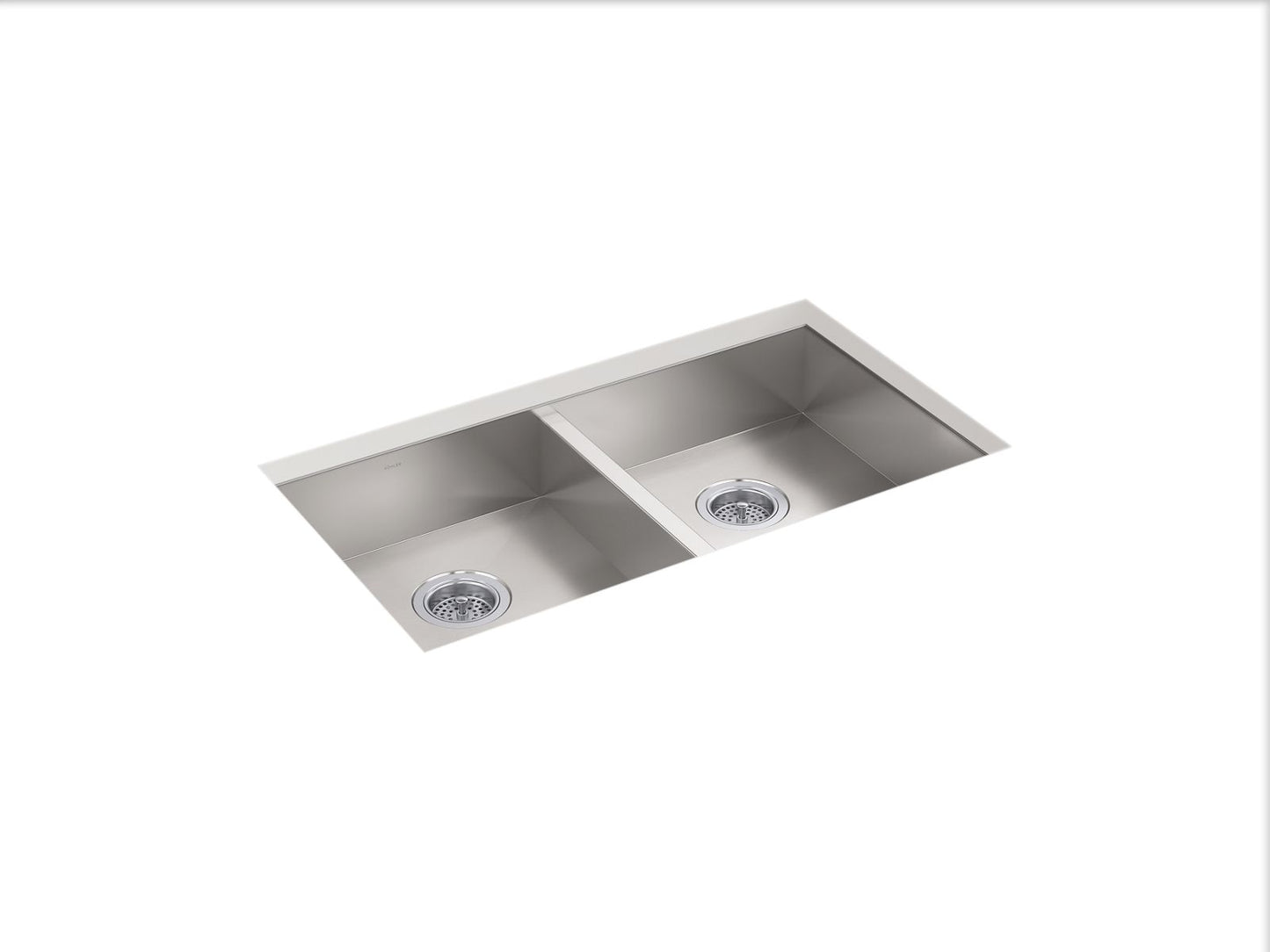 KOHLER K-25940-NA Vault 32" Undermount Double-Bowl Kitchen Sink