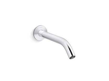 KOHLER K-T23890-2MB Components Wall-mount bathroom sink faucet spout with Tube design, 1.2 gpm - Vibrant Brushed Moderne Brass
