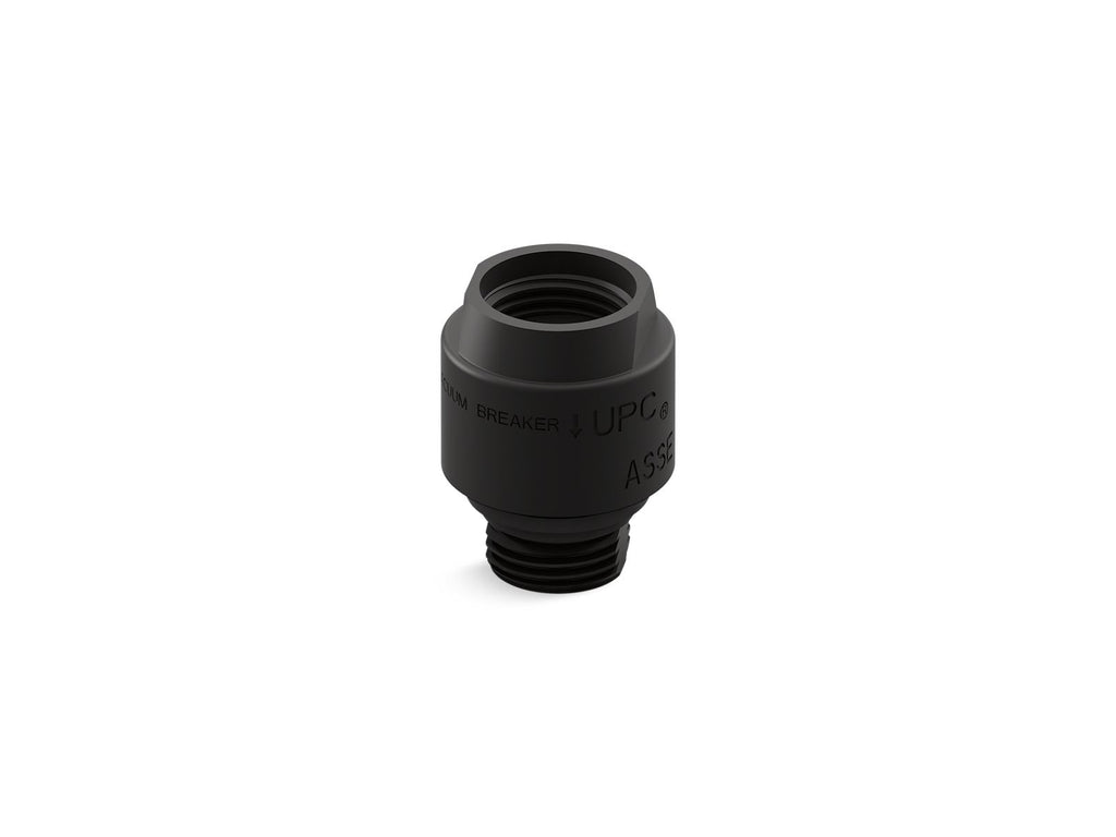 KOHLER K-9660-BL Persona Vacuum Breaker, 1/2" X 1/2" - Matte Black