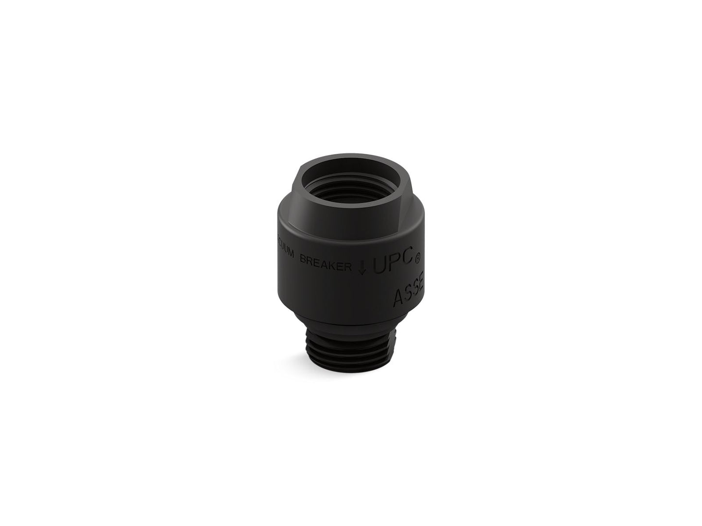 KOHLER K-9660-BL Persona Vacuum breaker, 1/2" x 1/2" - Matte Black