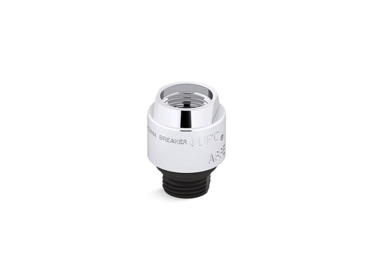 KOHLER K-9660-CP Persona Vacuum breaker, 1/2" x 1/2" - Polished Chrome