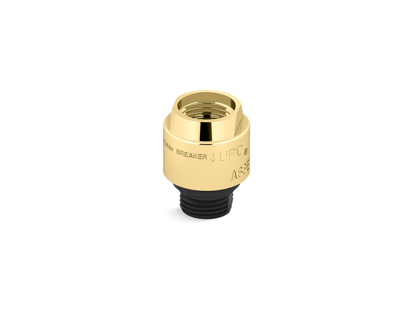 KOHLER K-9660-PB Persona Vacuum Breaker, 1/2" X 1/2" In Vibrant Polished Brass