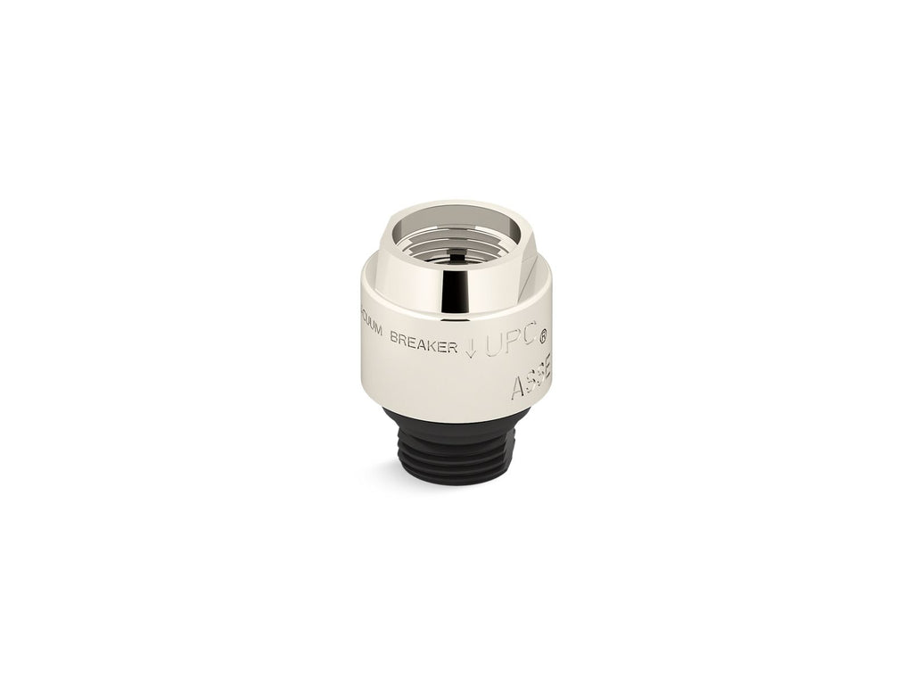 KOHLER K-9660-SN Persona Vacuum Breaker, 1/2" X 1/2" - Vibrant Polished Nickel