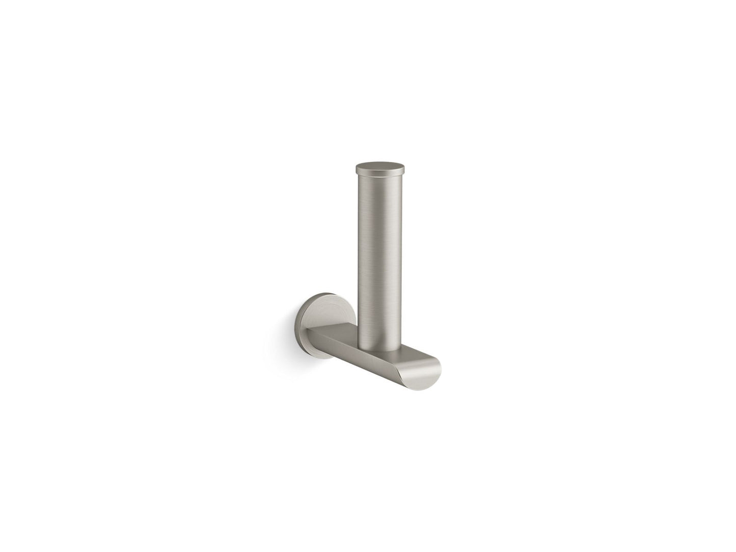 KOHLER K-97502-BN Avid Vertical Toilet Paper Holder In Vibrant Brushed Nickel