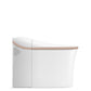 KOHLER K-77795-0RG Eir One-Piece Elongated Smart Toilet, Dual-Flush In White with Rose Gold Trim