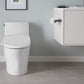 KOHLER K-1381-HC-0 Veil Hidden Cord One-Piece Elongated Toilet With Skirted Trapway, Dual-Flush In White