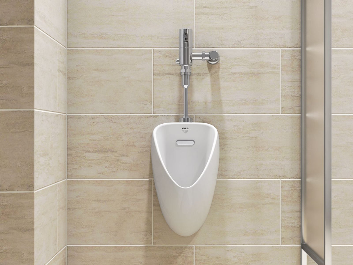 KOHLER K-10UD00G20-BN Mach Tripoint Touchless Urinal Flushometer, Dc-Powered, 0.5 Gpf - Vibrant Brushed Nickel