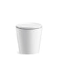 KOHLER K-46006-0 Avoir One-Piece Elongated Toilet With Skirted Trapway, 1.28 Gpf In White