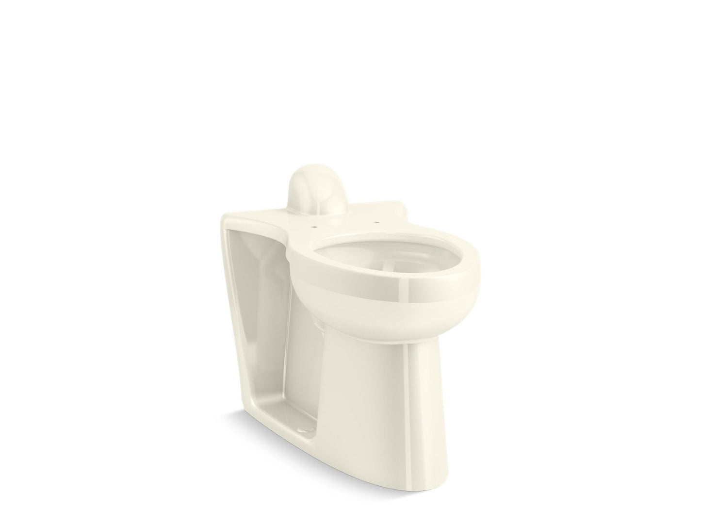 KOHLER K-25044-SS-96 Modflex Adjust-A-Bowl Floor-Mounted Rear Spud Flushometer Bowl In Biscuit