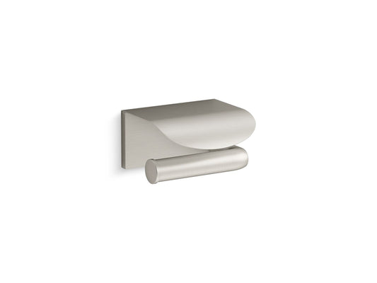 KOHLER K-97503-BN Avid Covered Toilet Paper Holder In Vibrant Brushed Nickel