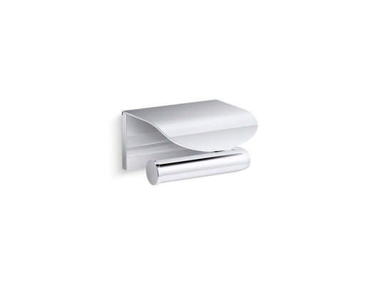 KOHLER K-97503-CP Avid Covered Toilet Paper Holder In Polished Chrome