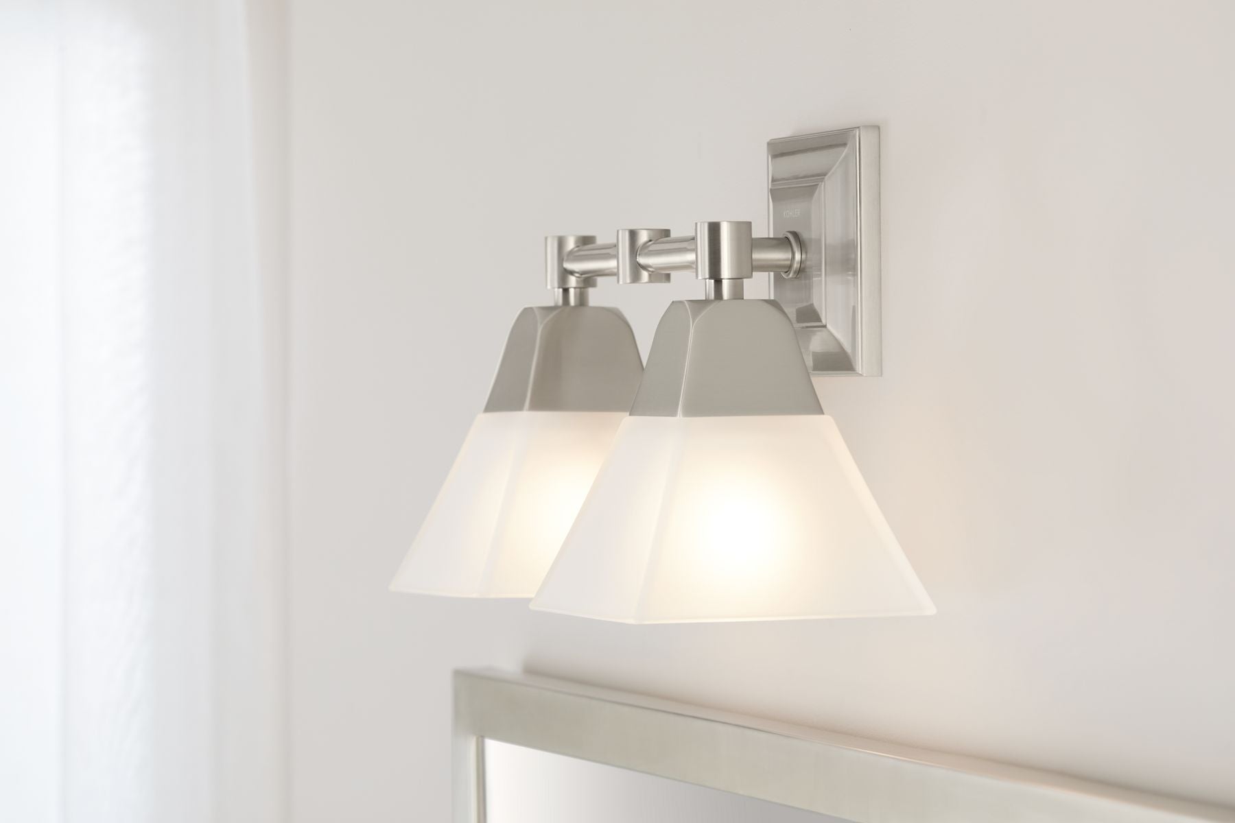 KOHLER K-23687-BA02-CPL Memoirs Two-Light Sconce - Polished Chrome