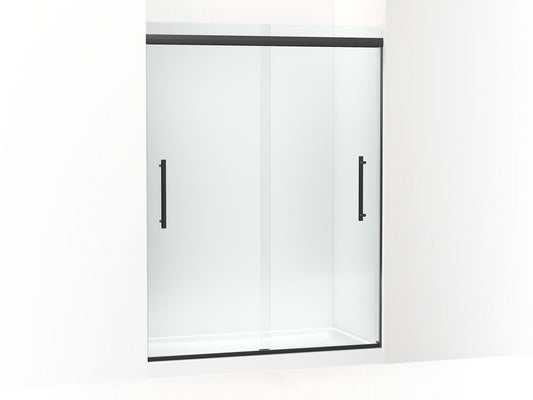 KOHLER K-707600-8L-BL Pleat 79-1/16" H Sliding Shower Door With 5/16"-Thick Glass In Matte Black