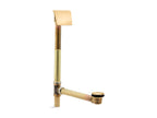 KOHLER K-7147-AF-2MB Tea-For-Two 1-1/2" Contoured Pop-Up Drain And Overflow For Above- Or Through-The-Floor Installation - Vibrant Brushed Moderne Brass