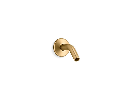 KOHLER K-7395-2MB Shower Arm And Flange, 5-3/8" Long In Vibrant Brushed Moderne Brass