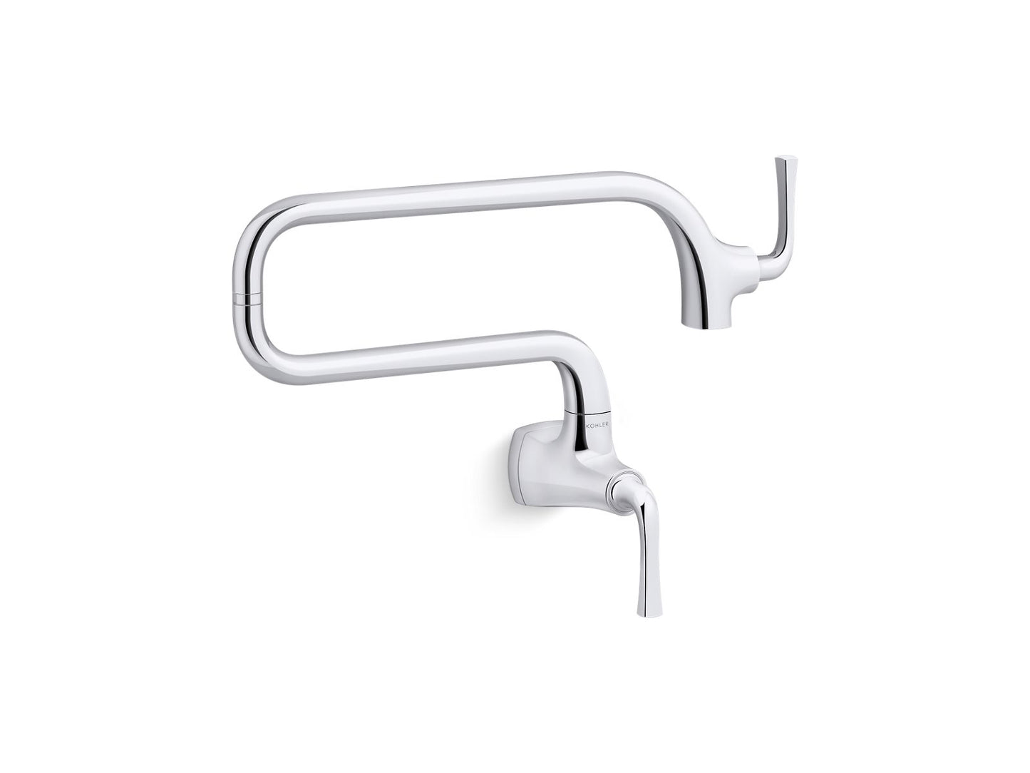 KOHLER K-22066-BL Graze Wall-mount pot filler - Matte Black