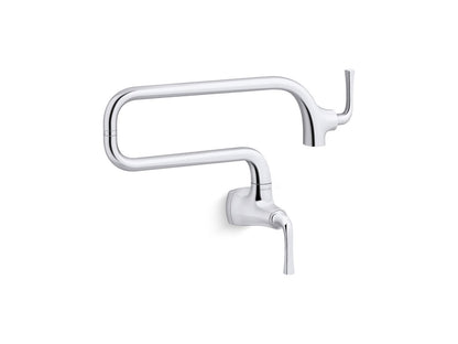 KOHLER K-22066-BL Graze Wall-mount pot filler - Matte Black