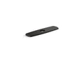KOHLER K-22071-BL Graze Three-Hole Kitchen Faucet Escutcheon - Matte Black