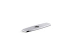 KOHLER K-22071-BL Graze Three-Hole Kitchen Faucet Escutcheon - Matte Black