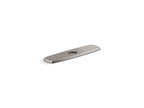 KOHLER K-22071-VS Graze Three-Hole Kitchen Faucet Escutcheon - Vibrant Stainless
