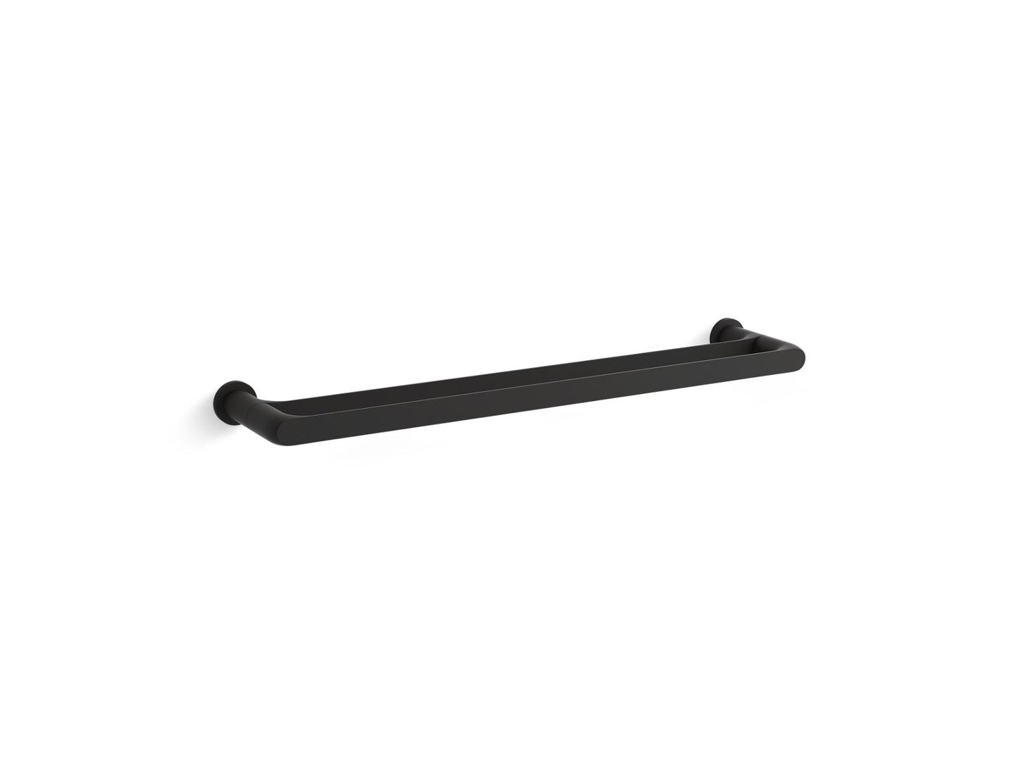 KOHLER K-97496-BL Avid 24" Double Towel Bar In Matte Black