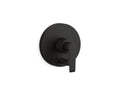 KOHLER K-T97019-4-BL Avid Rite-Temp Valve Trim With Push-Button Diverter - Matte Black