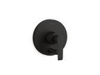 KOHLER K-T97019-4-BL Avid Rite-Temp Valve Trim With Push-Button Diverter - Matte Black