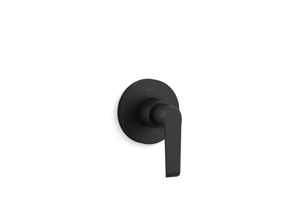 KOHLER K-T97026-4-BL Avid Mastershower Transfer Valve Trim - Matte Black