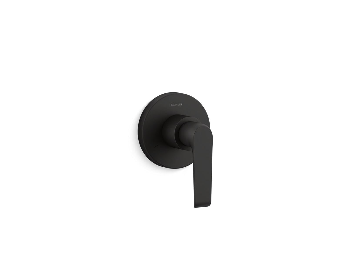 KOHLER K-T97026-4-BL Avid Mastershower Transfer Valve Trim - Matte Black