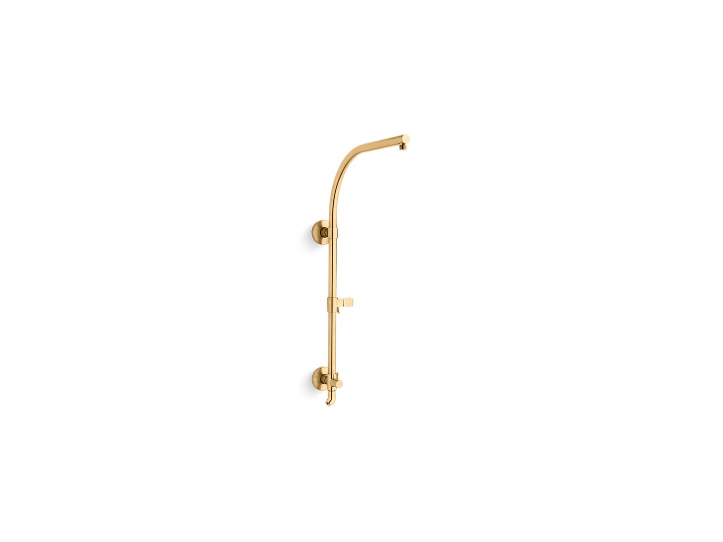 KOHLER K-45211-2MB Hydrorail-R Arch Shower Column In Vibrant Brushed Moderne Brass